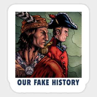 Tecumseh and Isaac Brock (War of 1812) Sticker